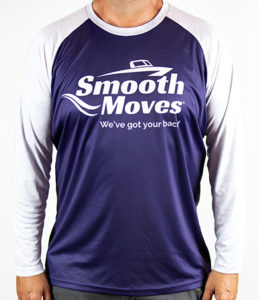 Smooth Moves | Long Sleeve Raglan Tee for Boaters and Fisherman