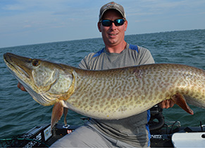 Spencer Berman holding a large fish