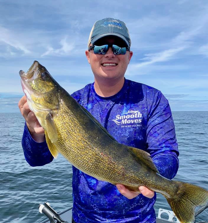 Walleye Smooth Moves fisherman