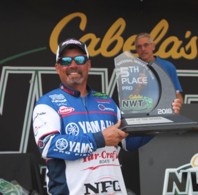 Brett King with Lake of the Woods trophy